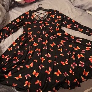 Torrid Butterfly Midi Dress